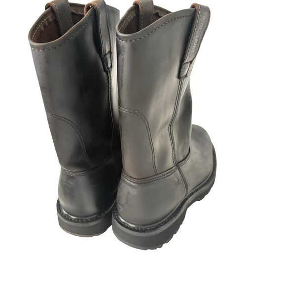 Wolverine Slip Resistant Wellington Pull-on Work Boots Br W04727 Men's 9 1/2 EW - Picture 3 of 8